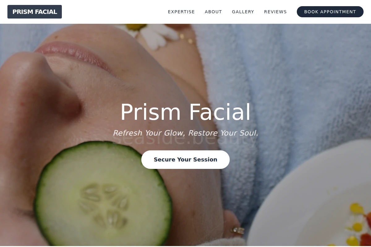 Premium Cosmetics Website Design
